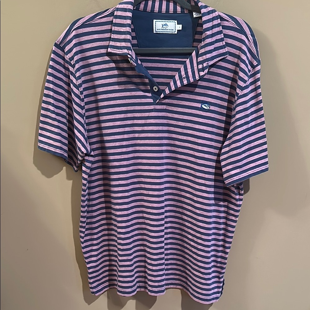 Southern tide striped polo